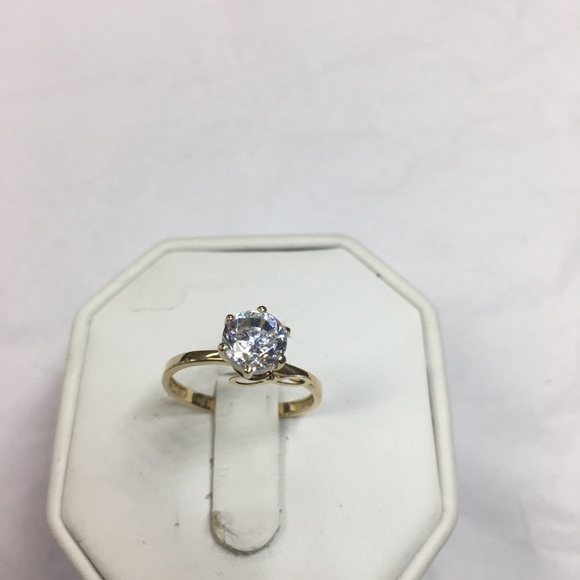 New 14K  gold  engagement ring - Picture 2 of 7